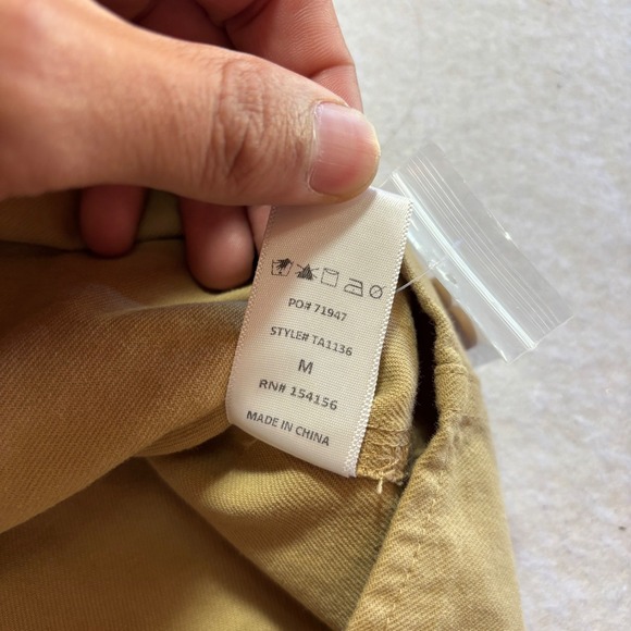 Common Market The Davy Shirt Button Down Shirt M Medium Tan Casual Cotton - Picture 5 of 9